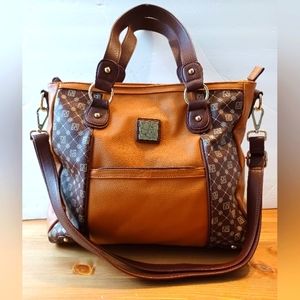 Jose Hess Designer Handbag/Shoulder Bag Color Brown